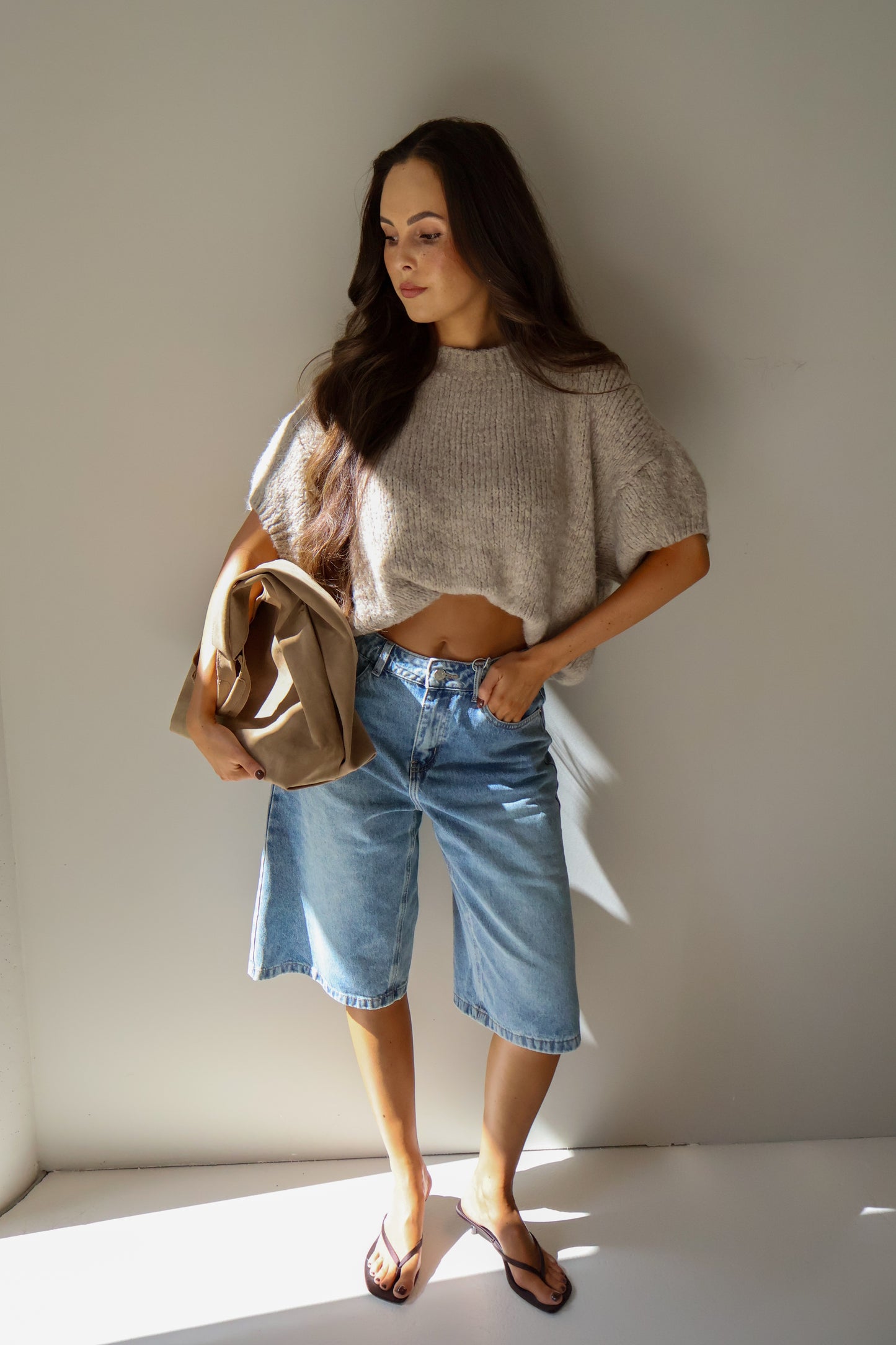 Denim Bermuda - Lichtblauw