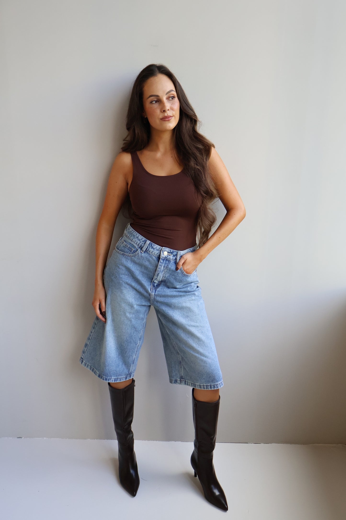 Denim Bermuda - Lichtblauw