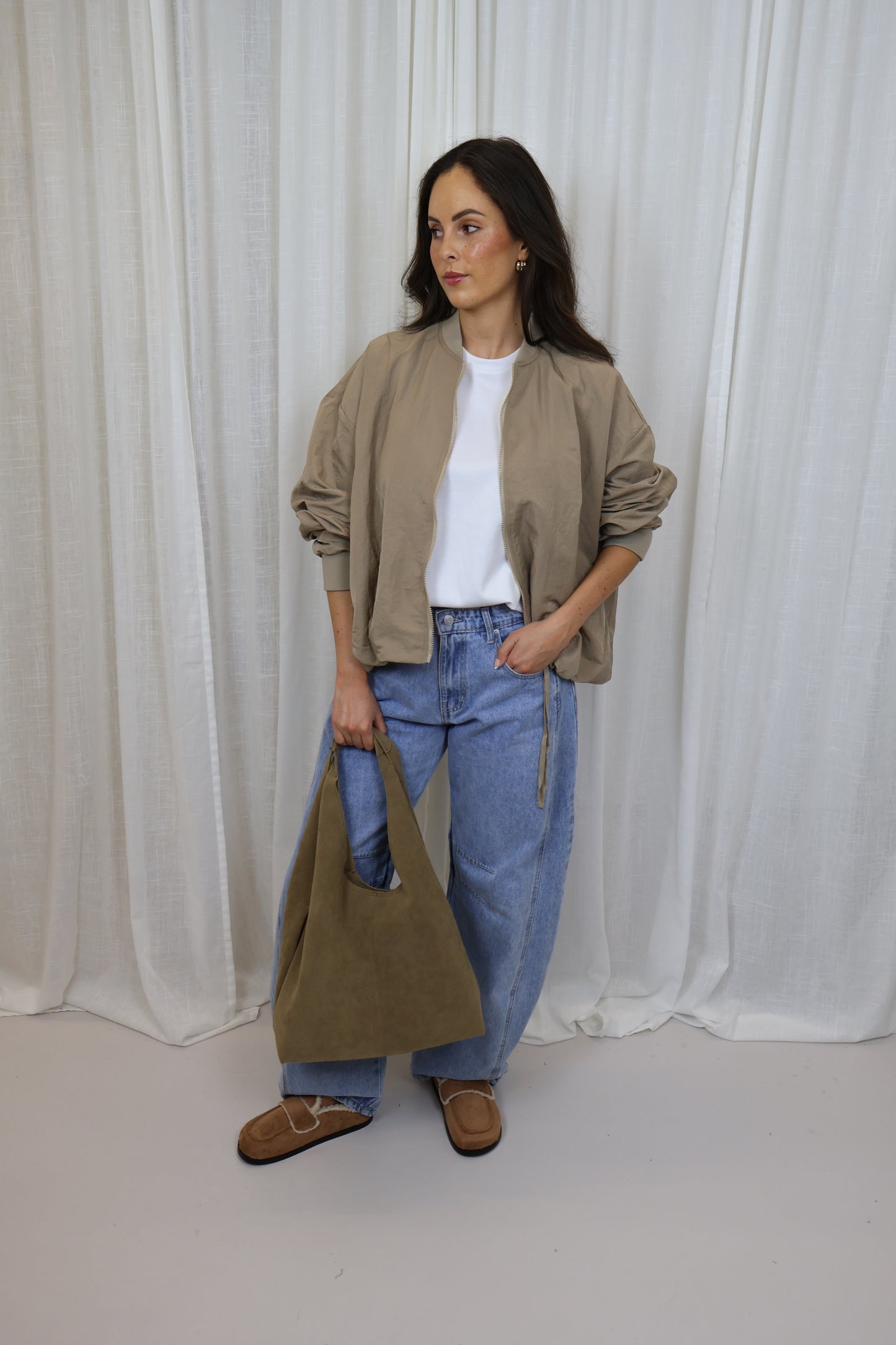 Bomber oversized - Beige