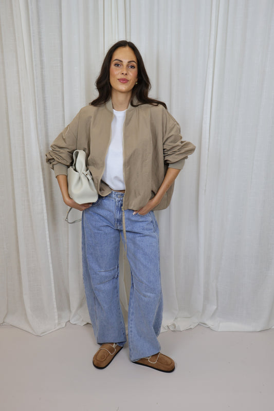 Bomber oversized - Beige