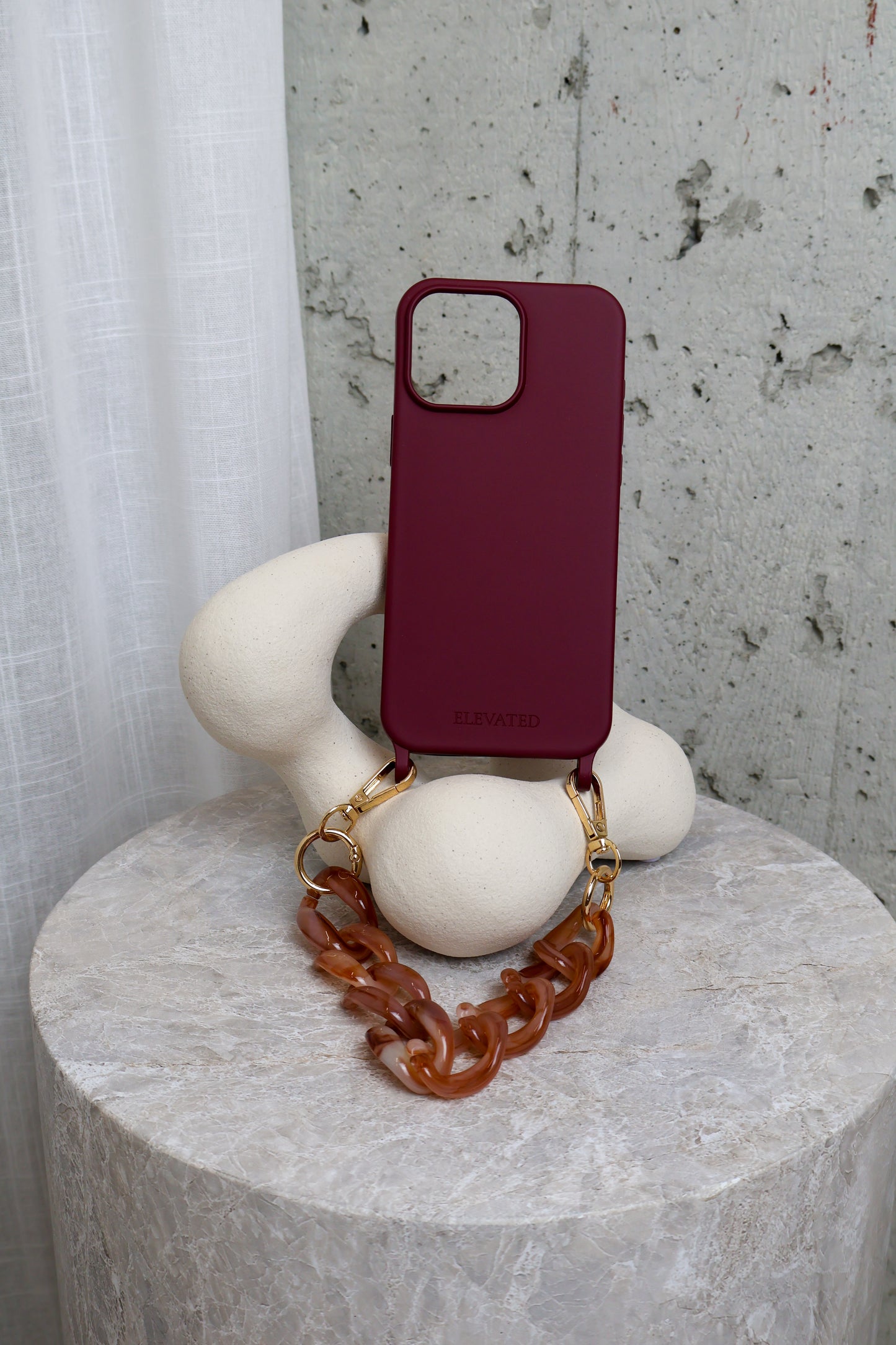 ELEVATED Hoesje - Bordeaux Rood