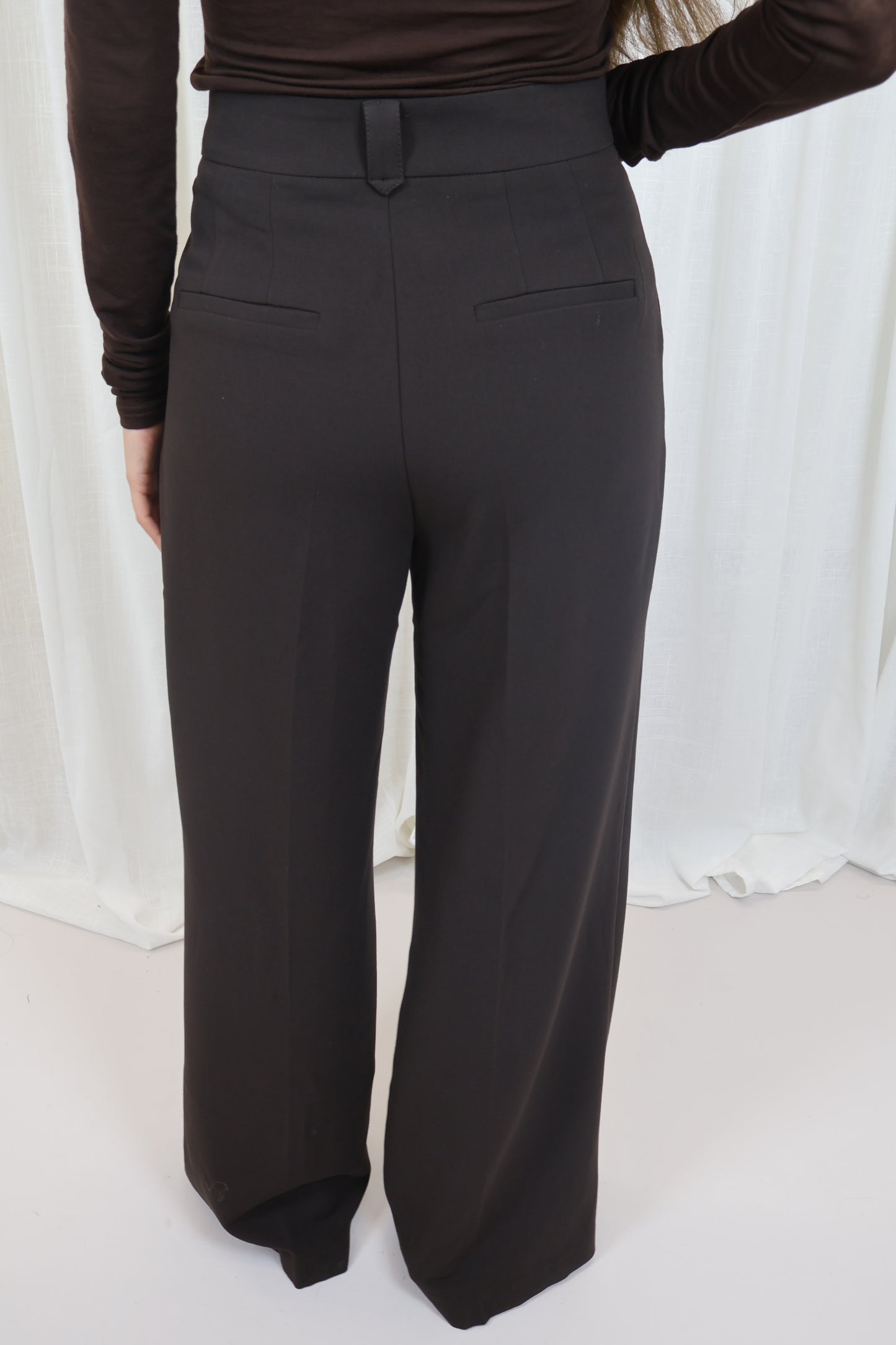 Pantalon - Donkerbruin