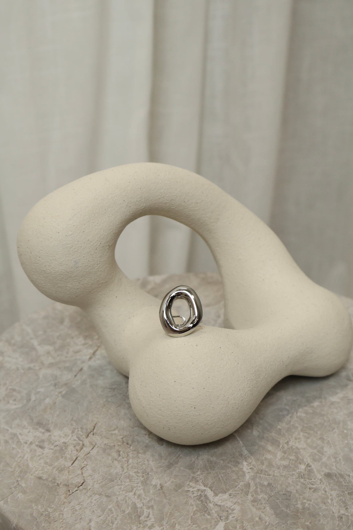 ELEVATED ring - Zilverkleurig