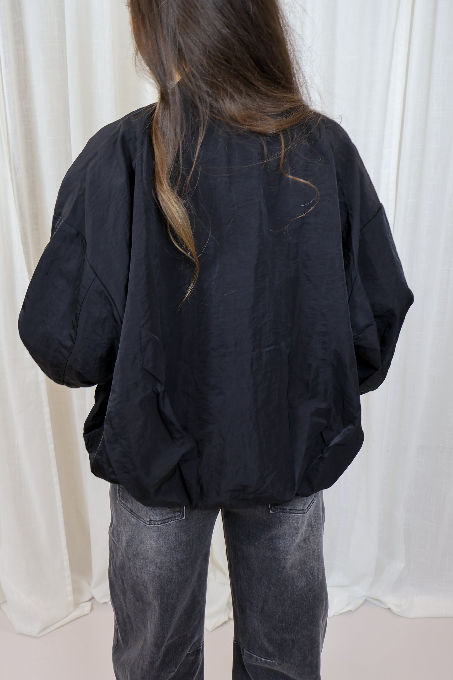 Bomber oversized - Zwart