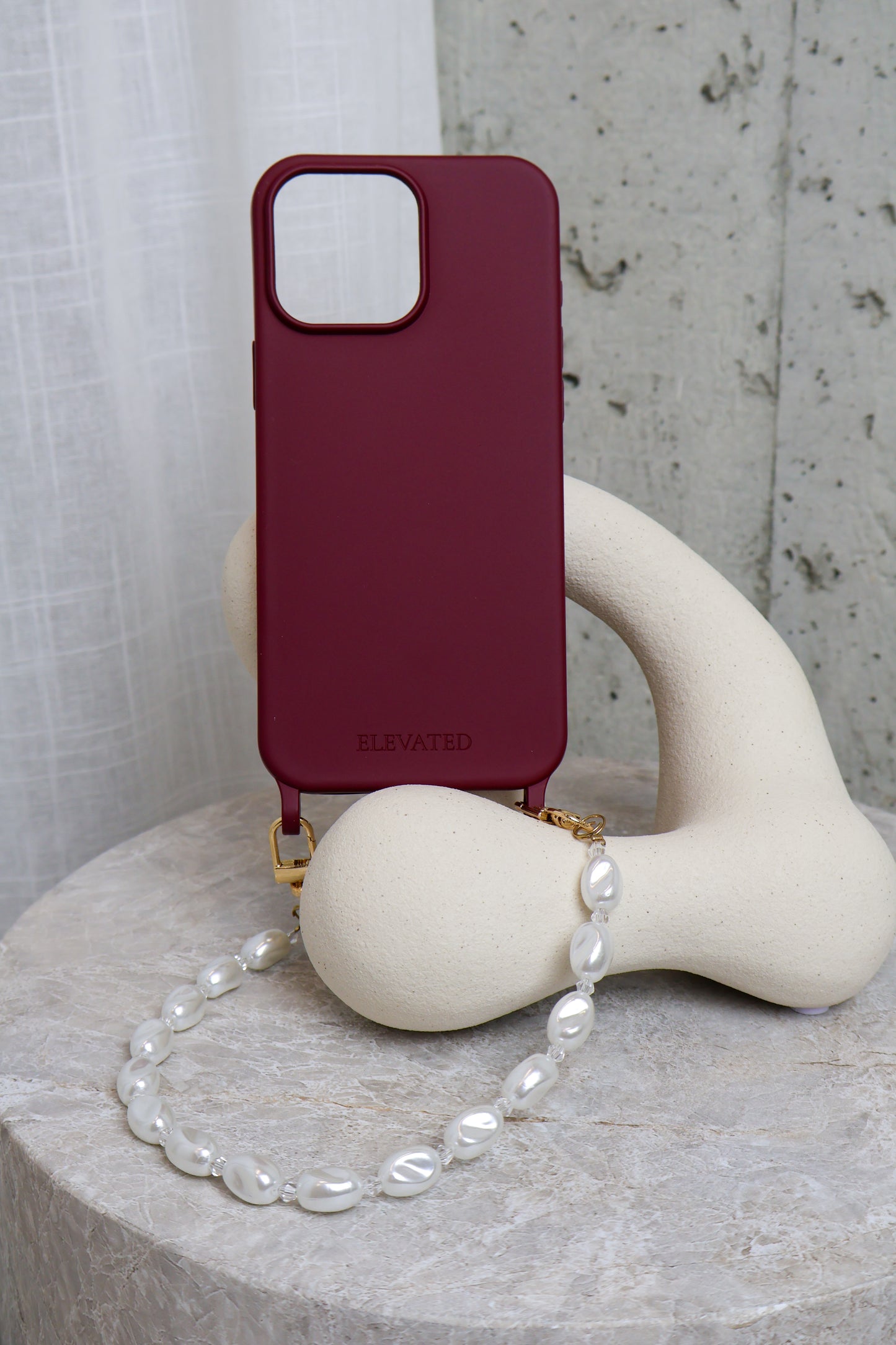 ELEVATED Hoesje - Bordeaux Rood