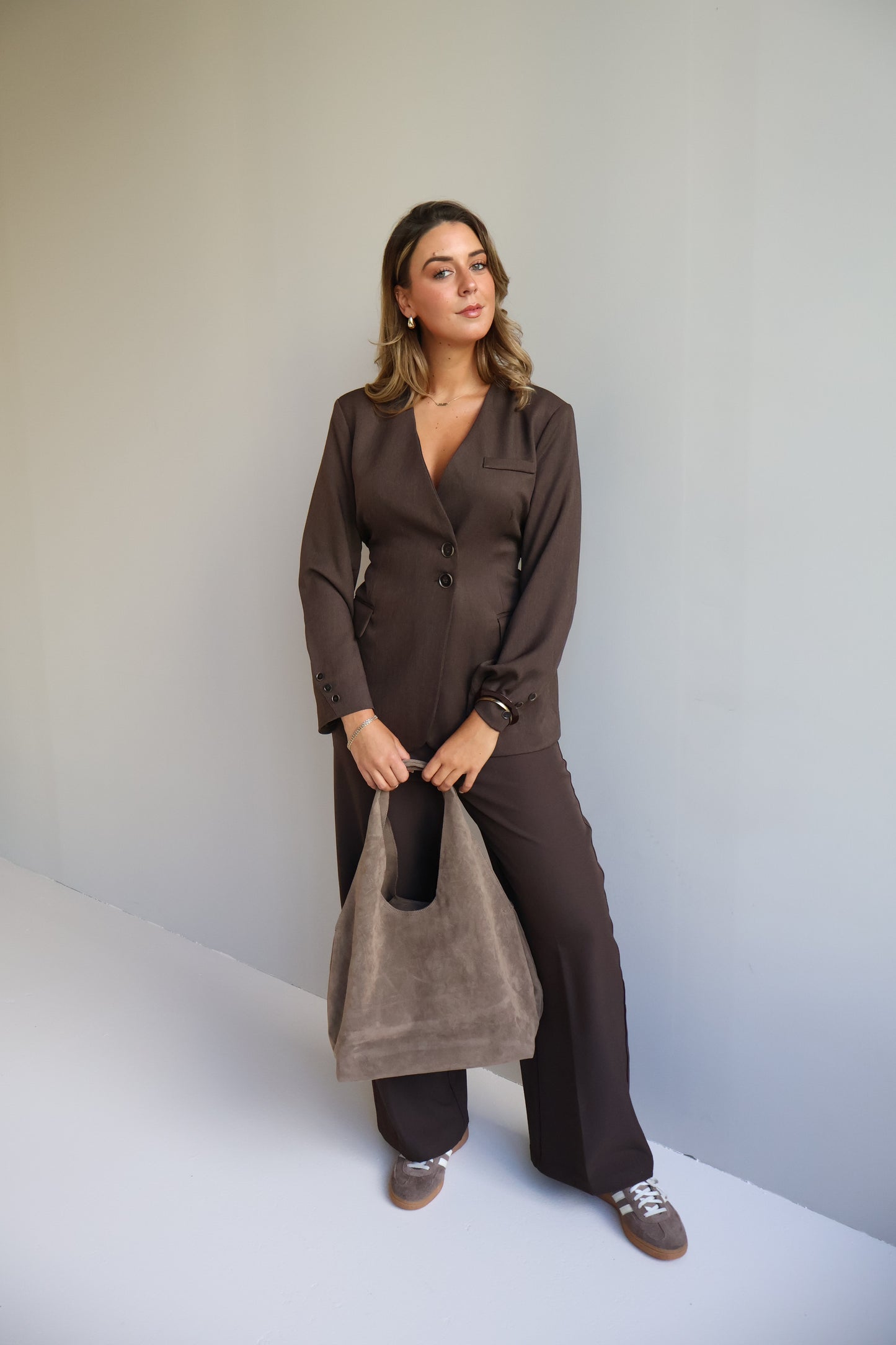 Tas Groot - Taupe