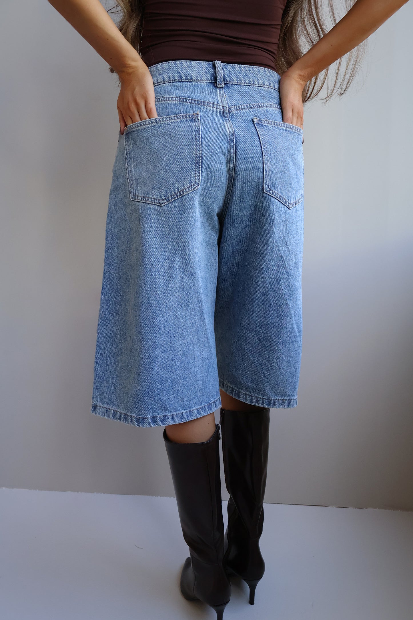 Denim Bermuda - Lichtblauw