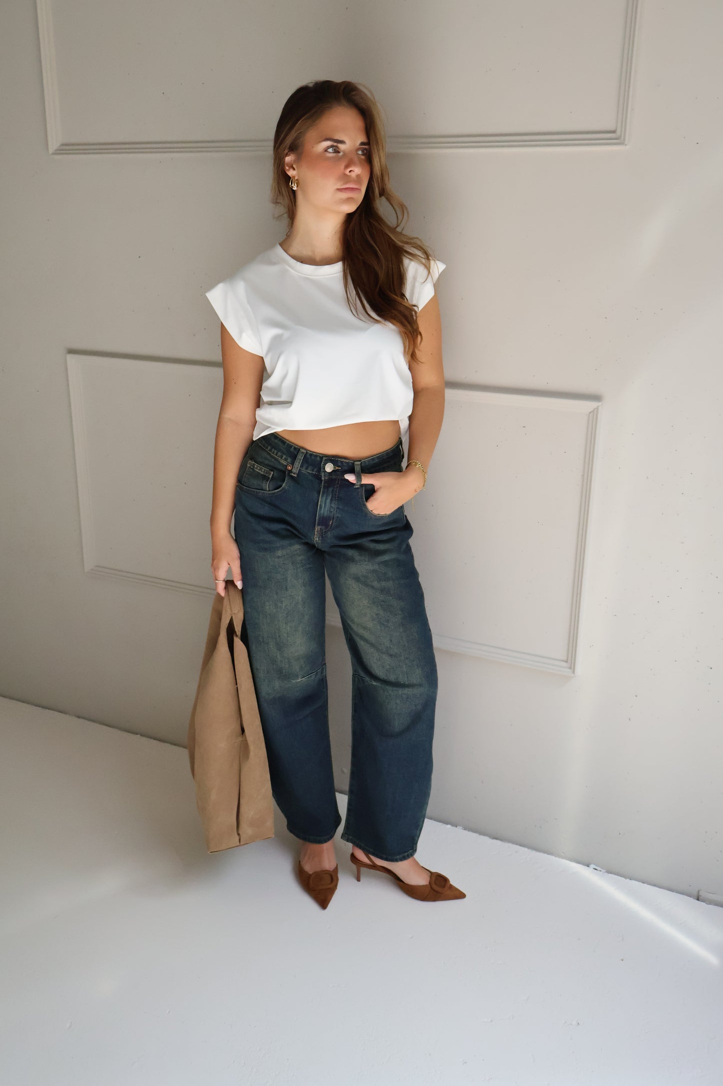 Shirt korte mouw - Wit