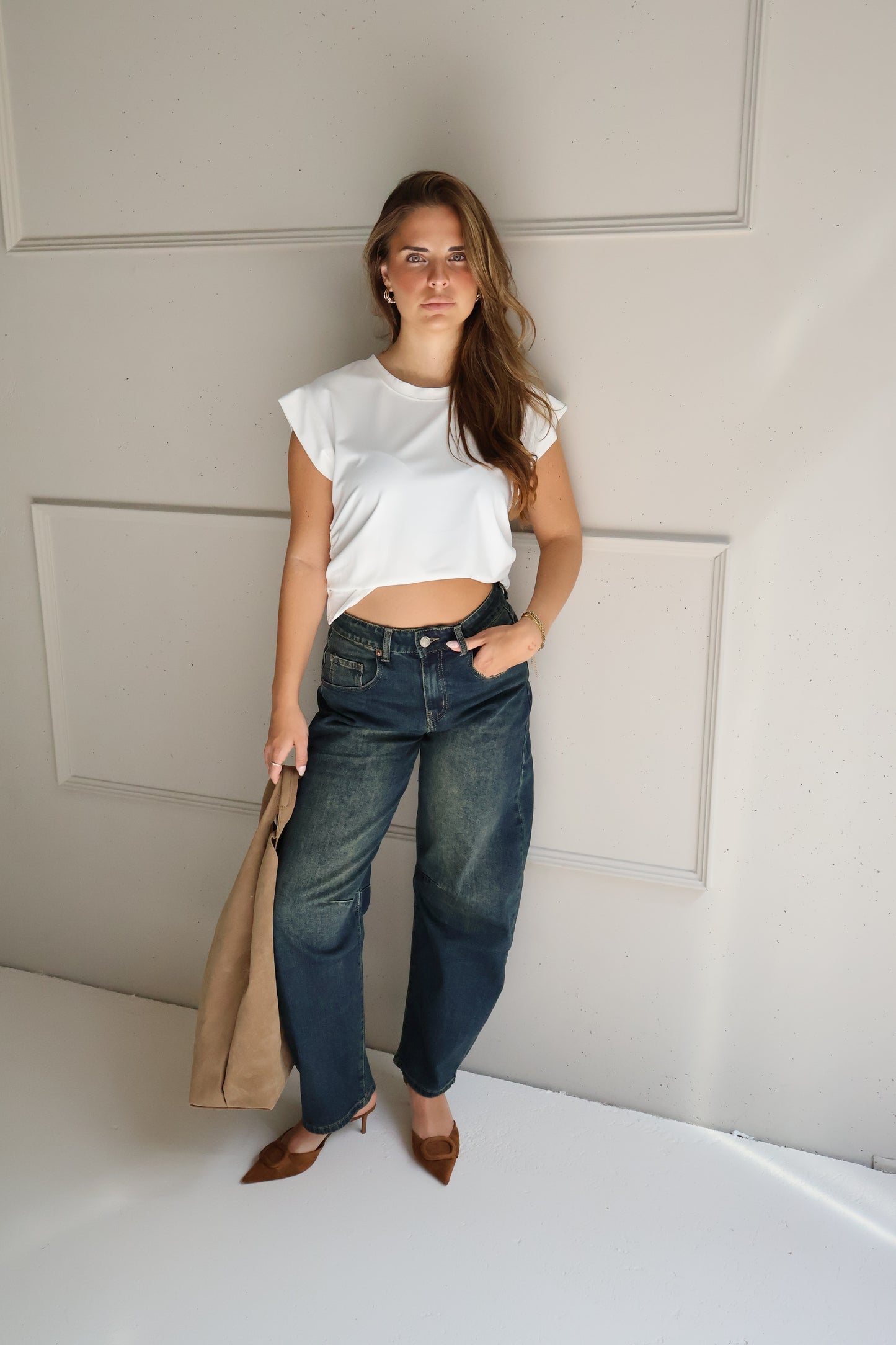 Shirt korte mouw - Wit