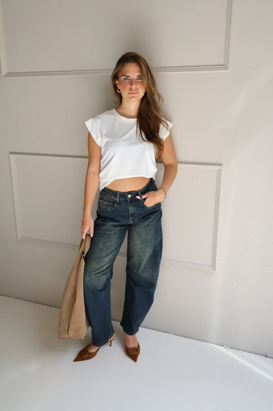 Shirt korte mouw - Wit