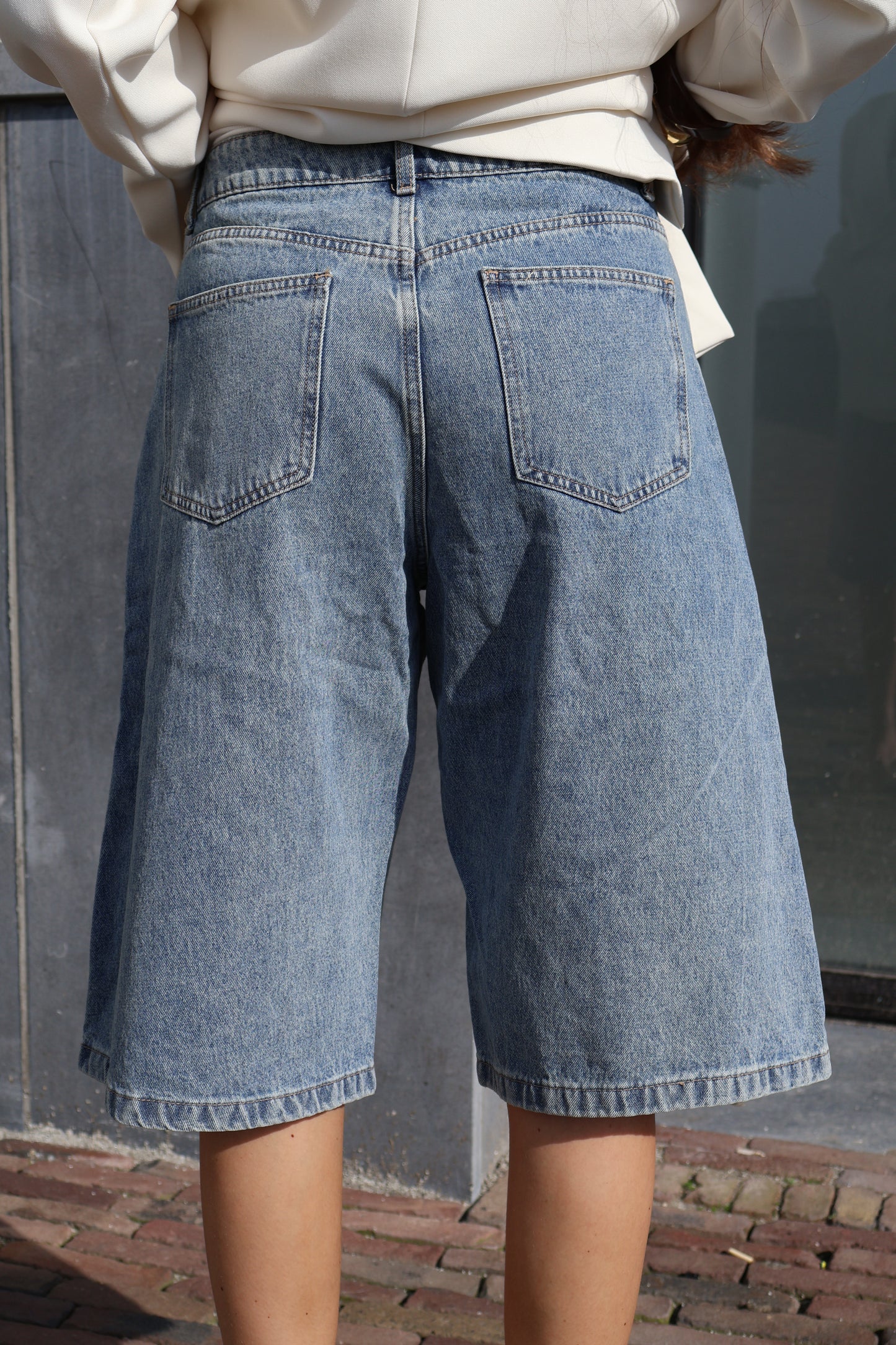 Denim Bermuda - Lichtblauw