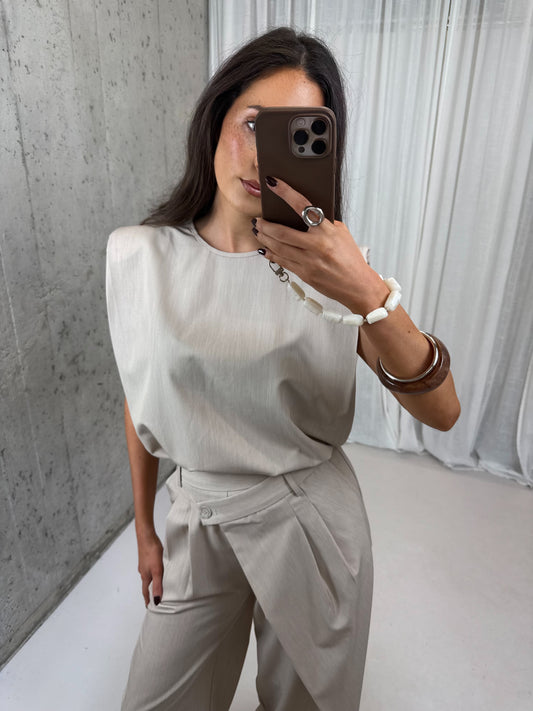 Molly shirt - Beige
