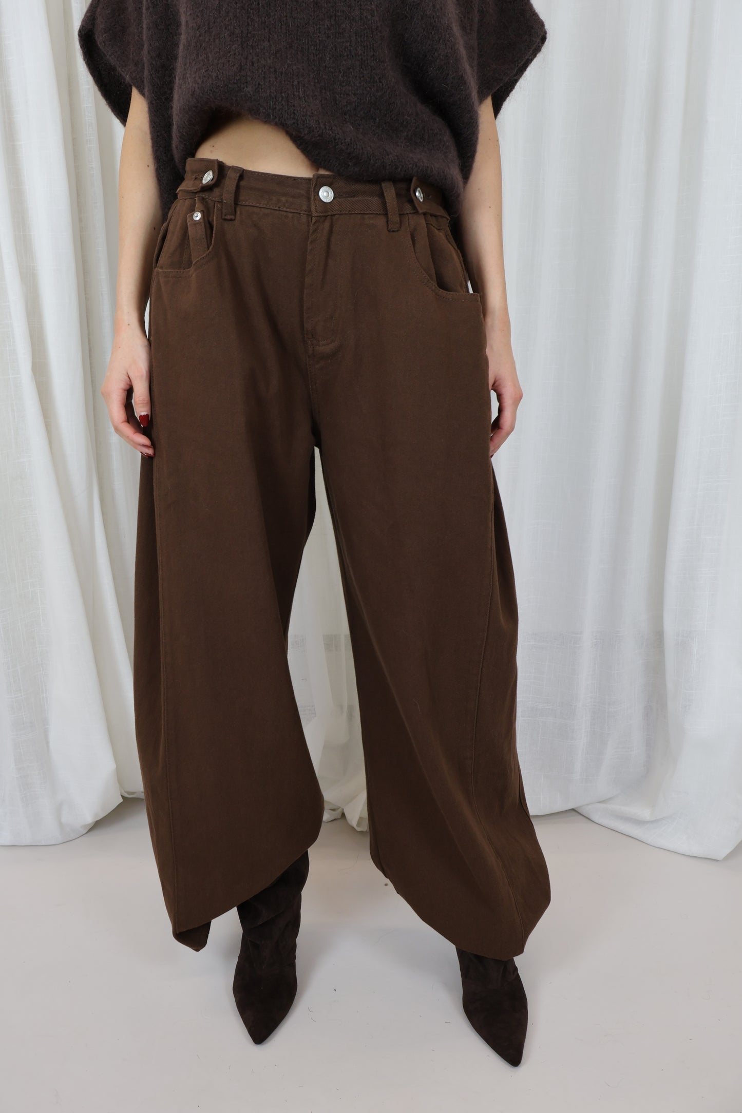 Ballon jeans - Bruin