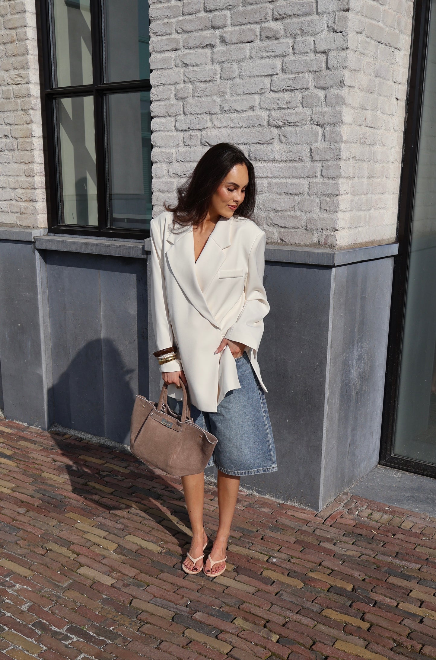 Denim Bermuda - Lichtblauw