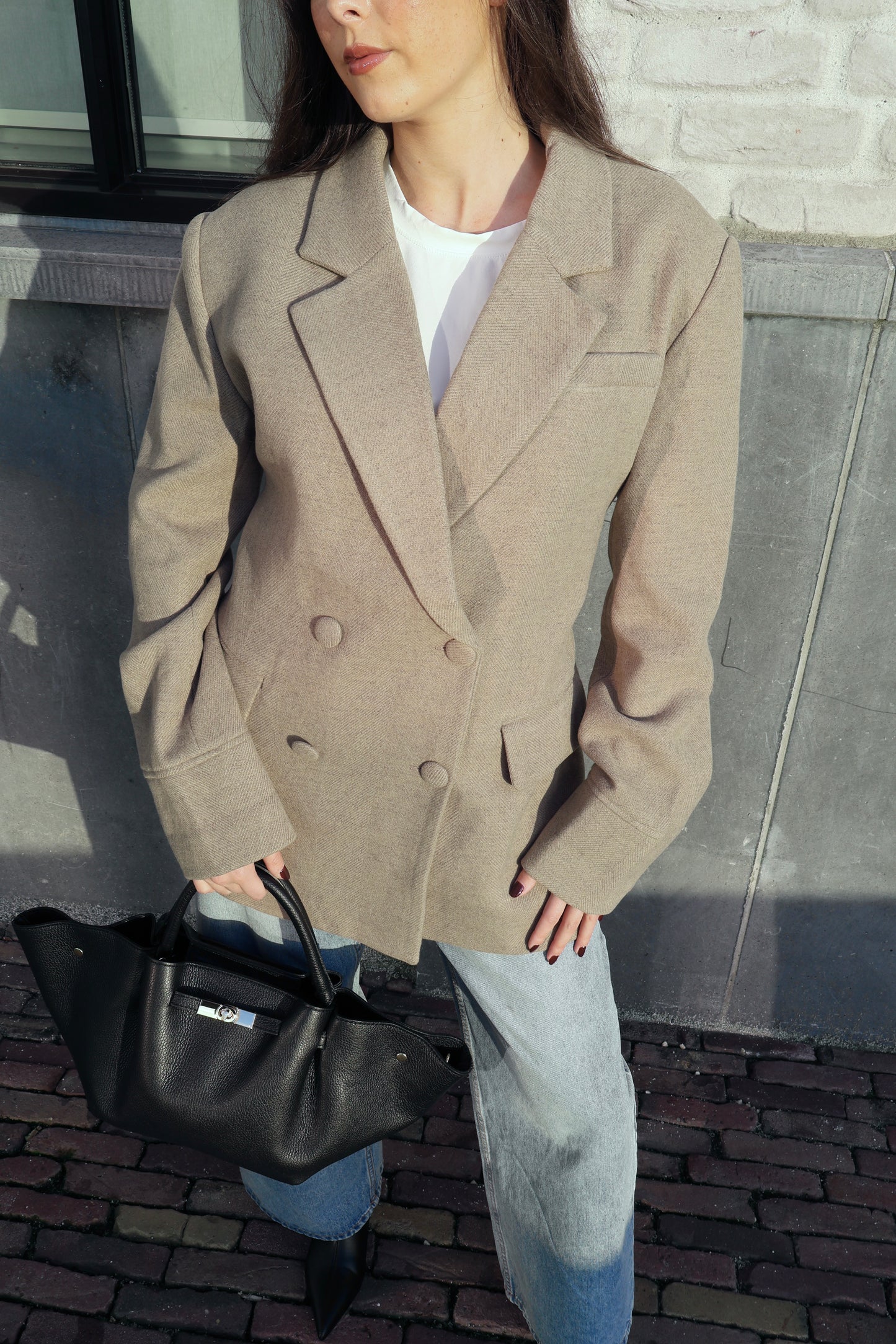 Jasje met band - Taupe