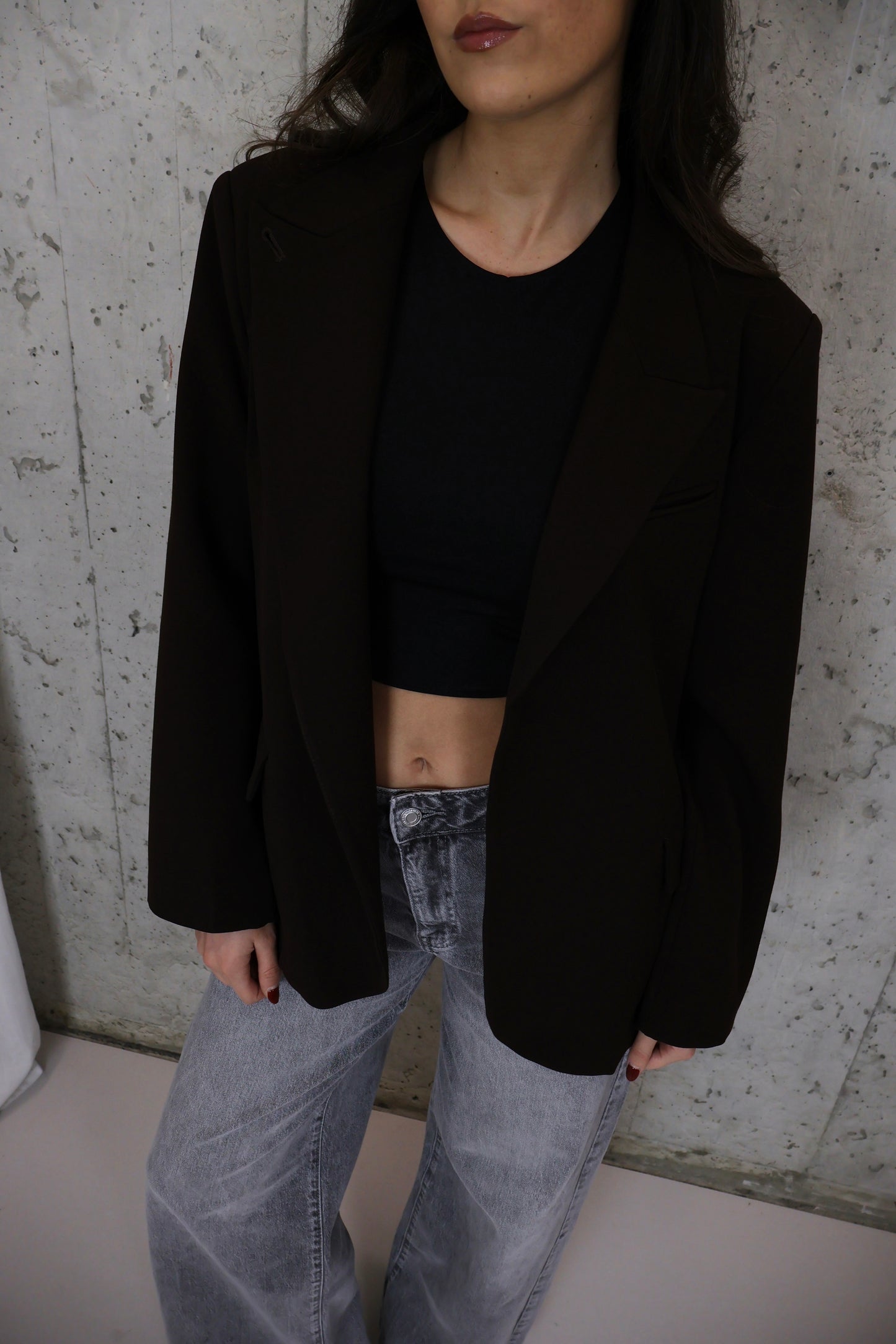 Blazer twee manieren - Bruin