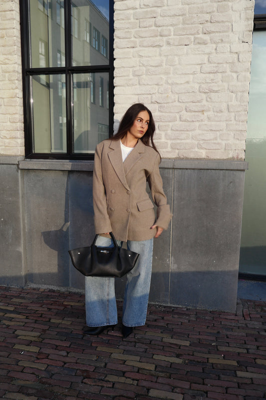 Jasje met band - Taupe