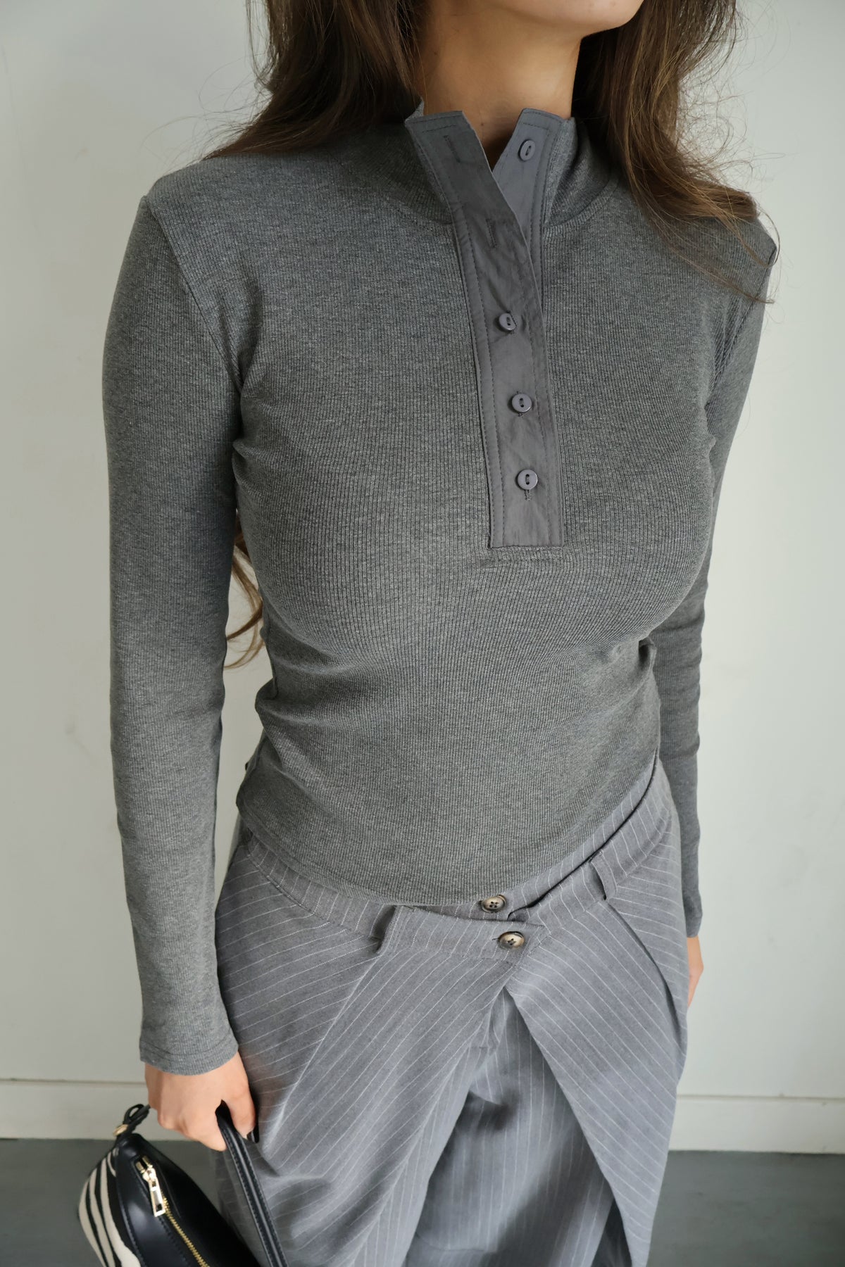 PRE ORDER - Coltrui met knopen - Grijs