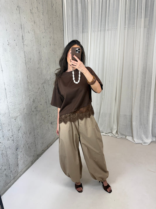 Pantalon ballon - Camel