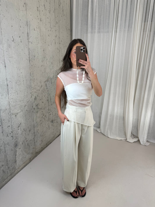 Bandeau top - Wit