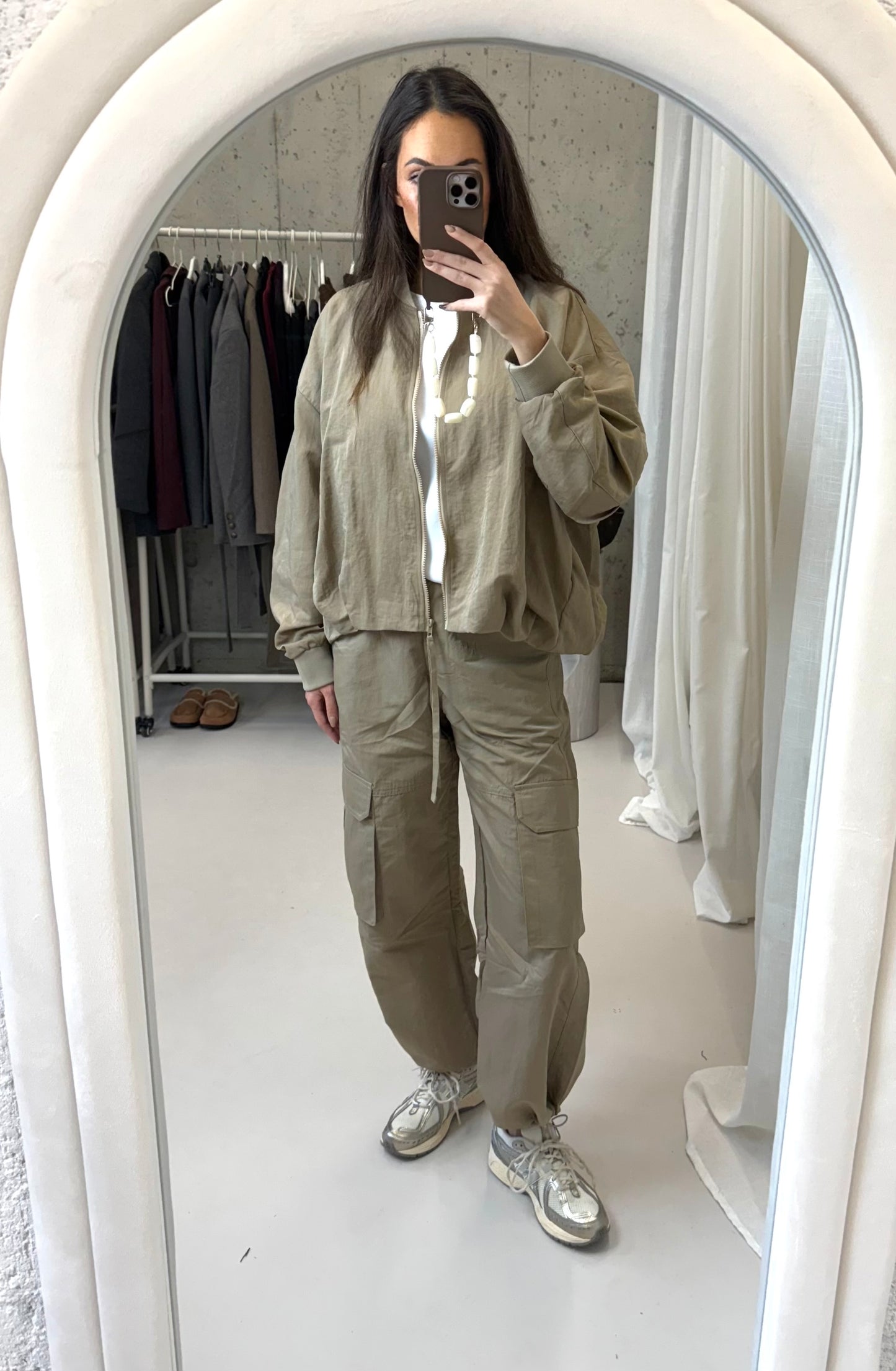 Bomber oversized - Beige