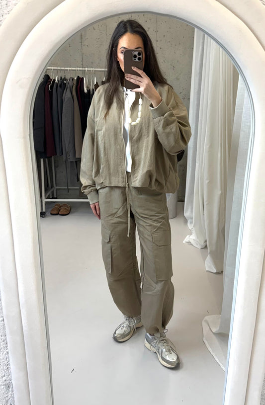 Bomber oversized - Beige
