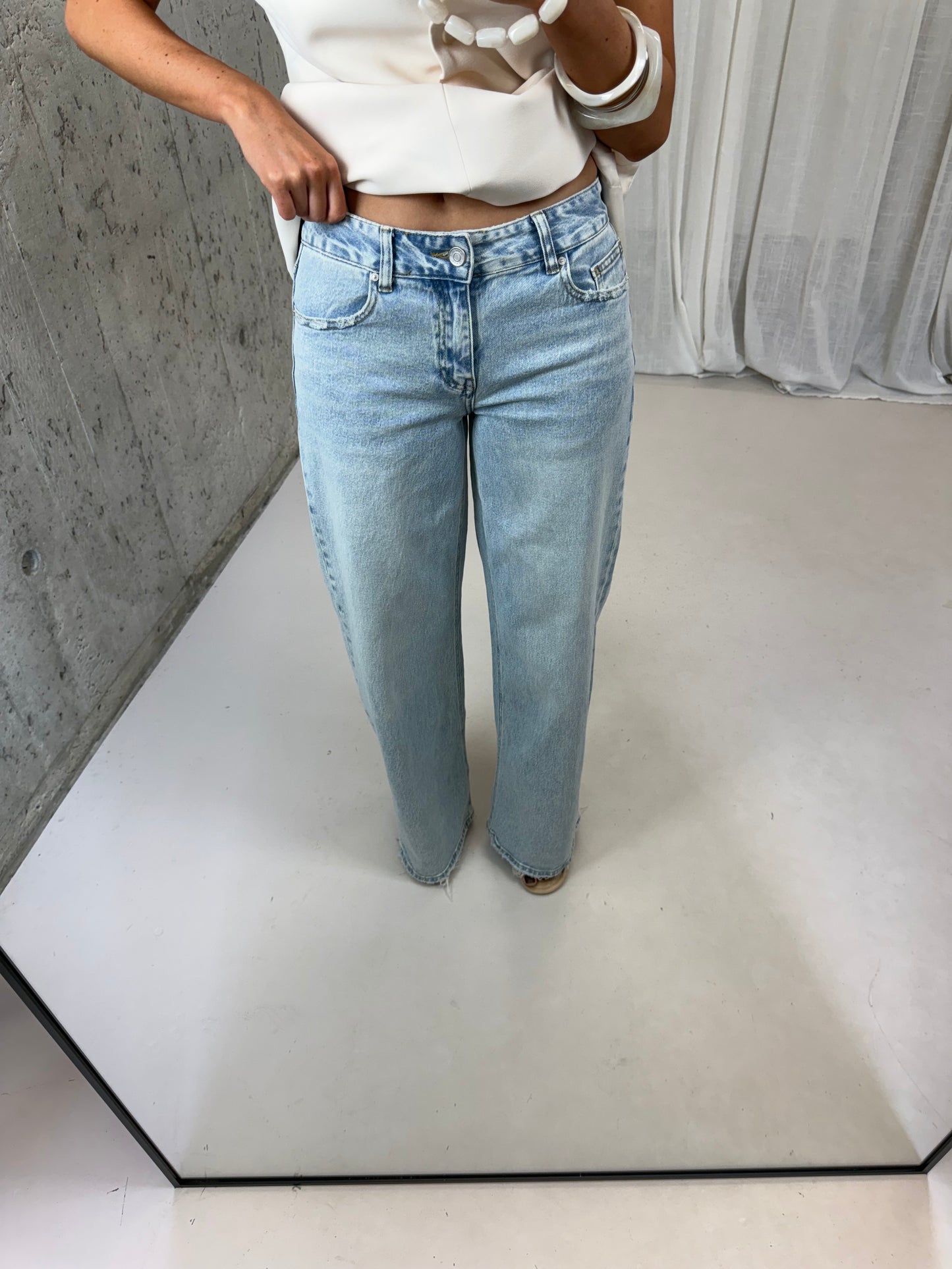 Queen hearts jeans - Licht blauw