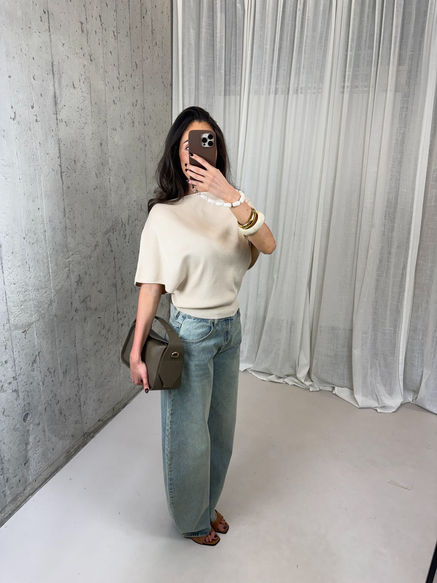 Mila top - Beige