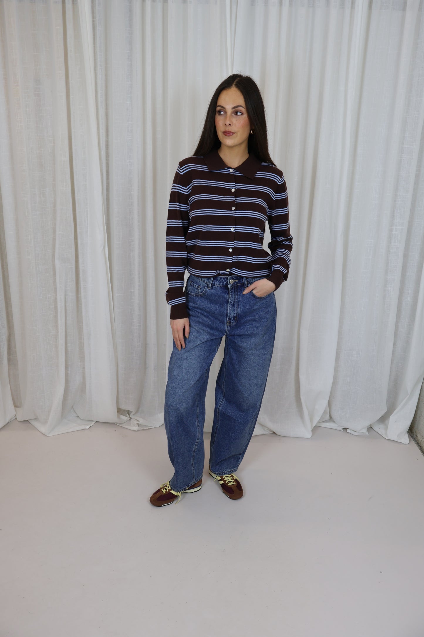 Jeans Mom Fit - Blauw