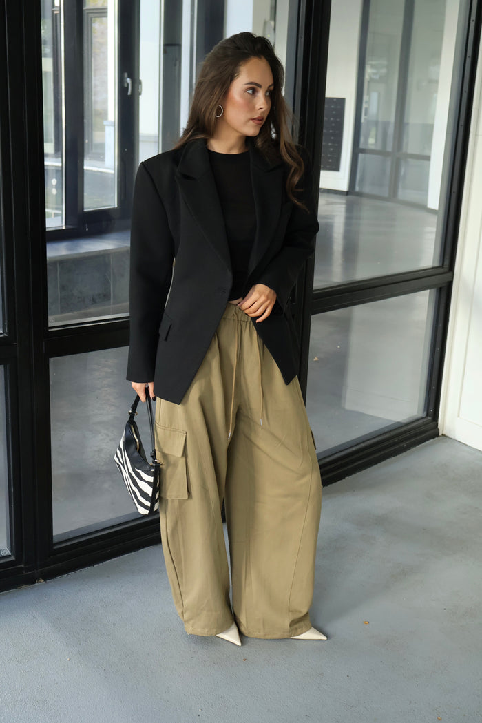 Blazer getailleerd - Zwart