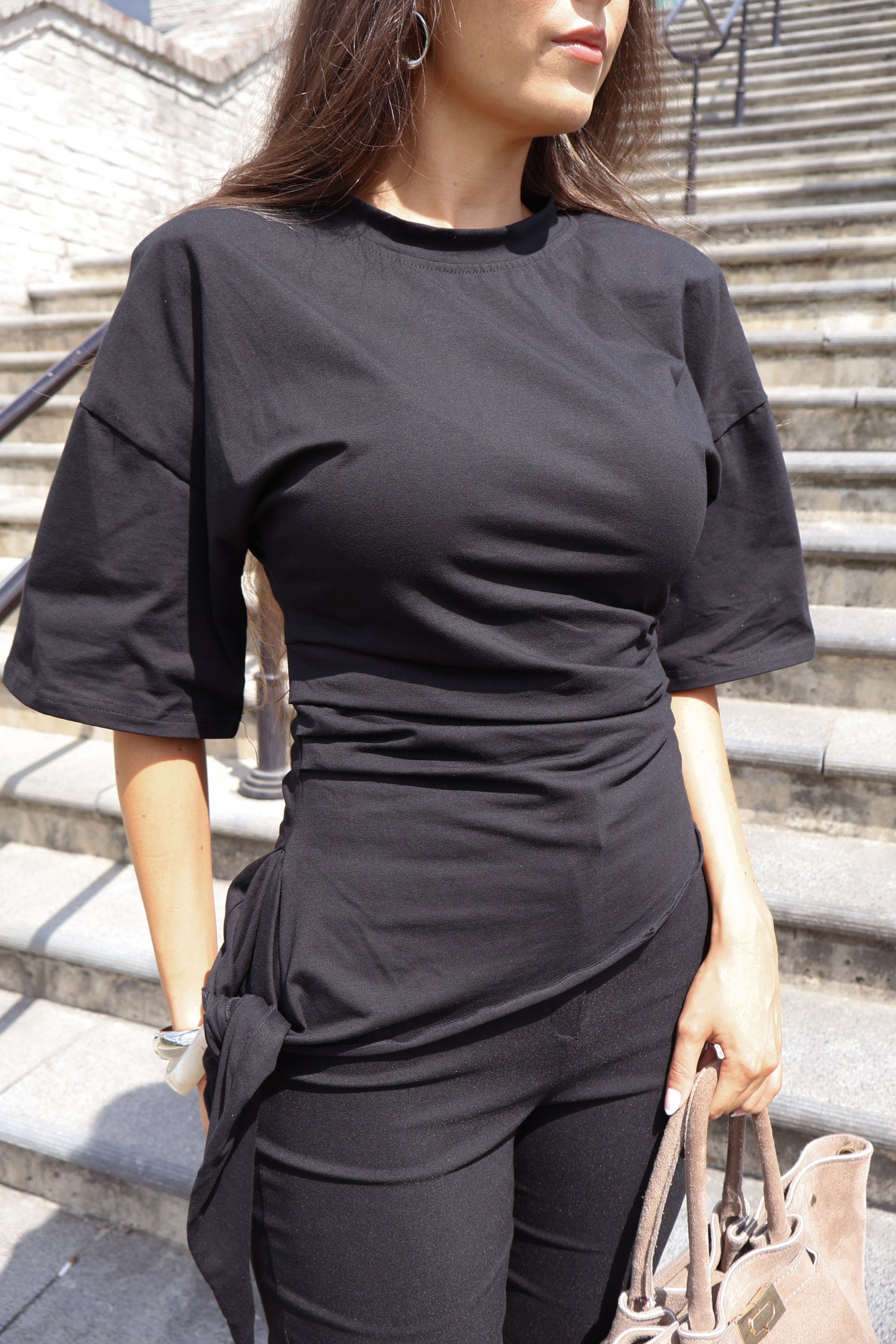 Regina shirt - zwart