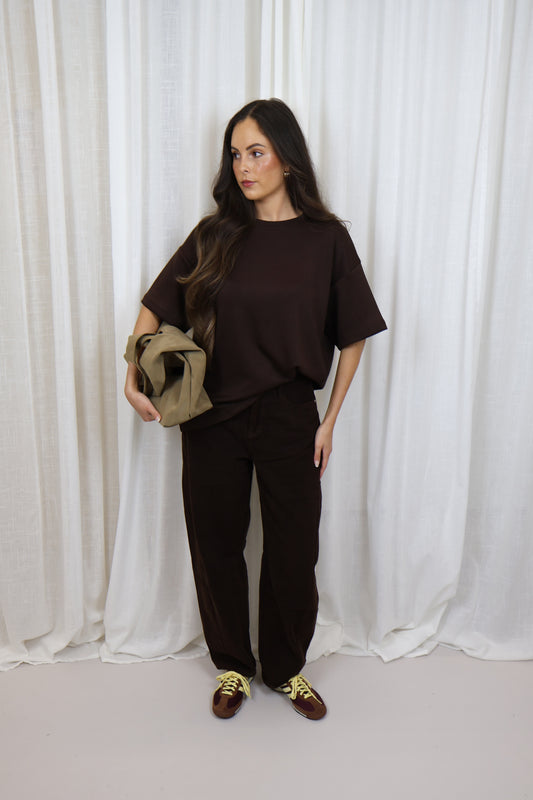 Shirt oversized - Bruin