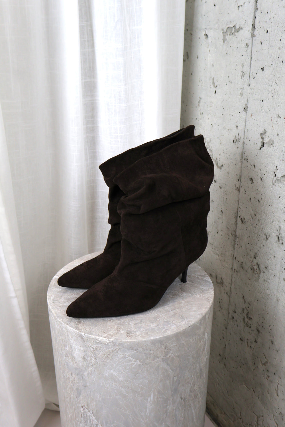 Korte laars - Donker bruin