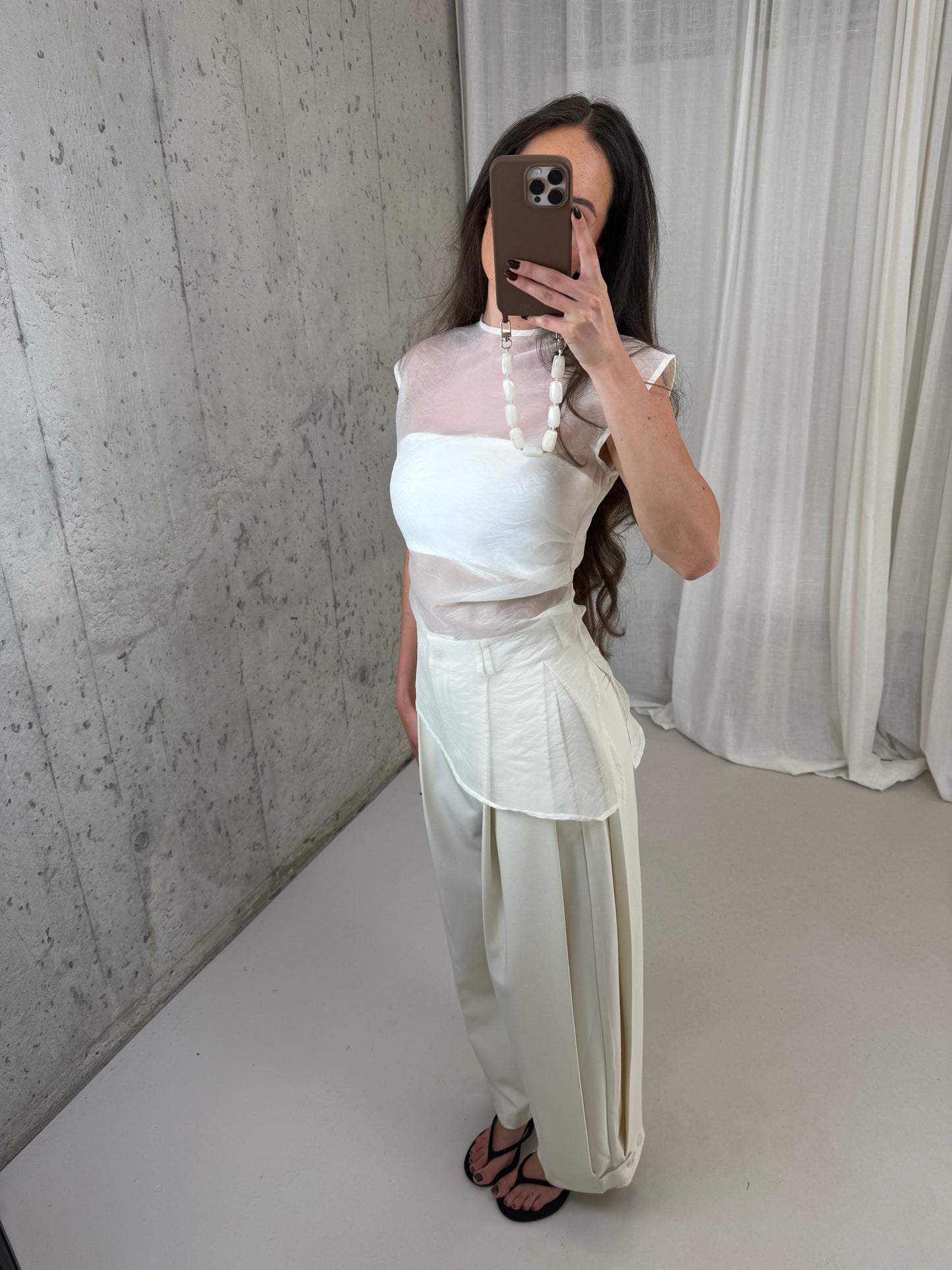 Bandeau top - Wit