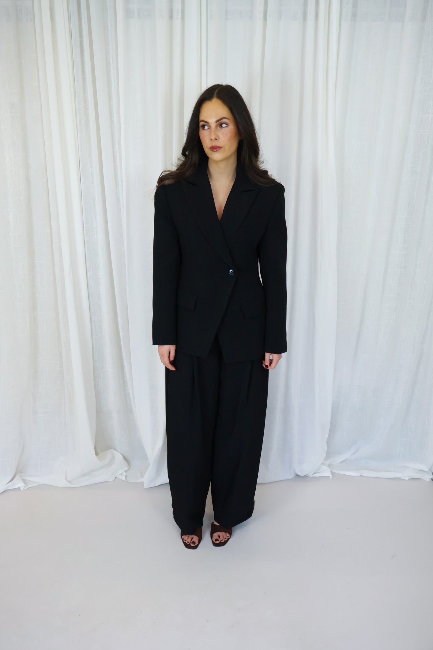 Blazer getailleerd - Zwart