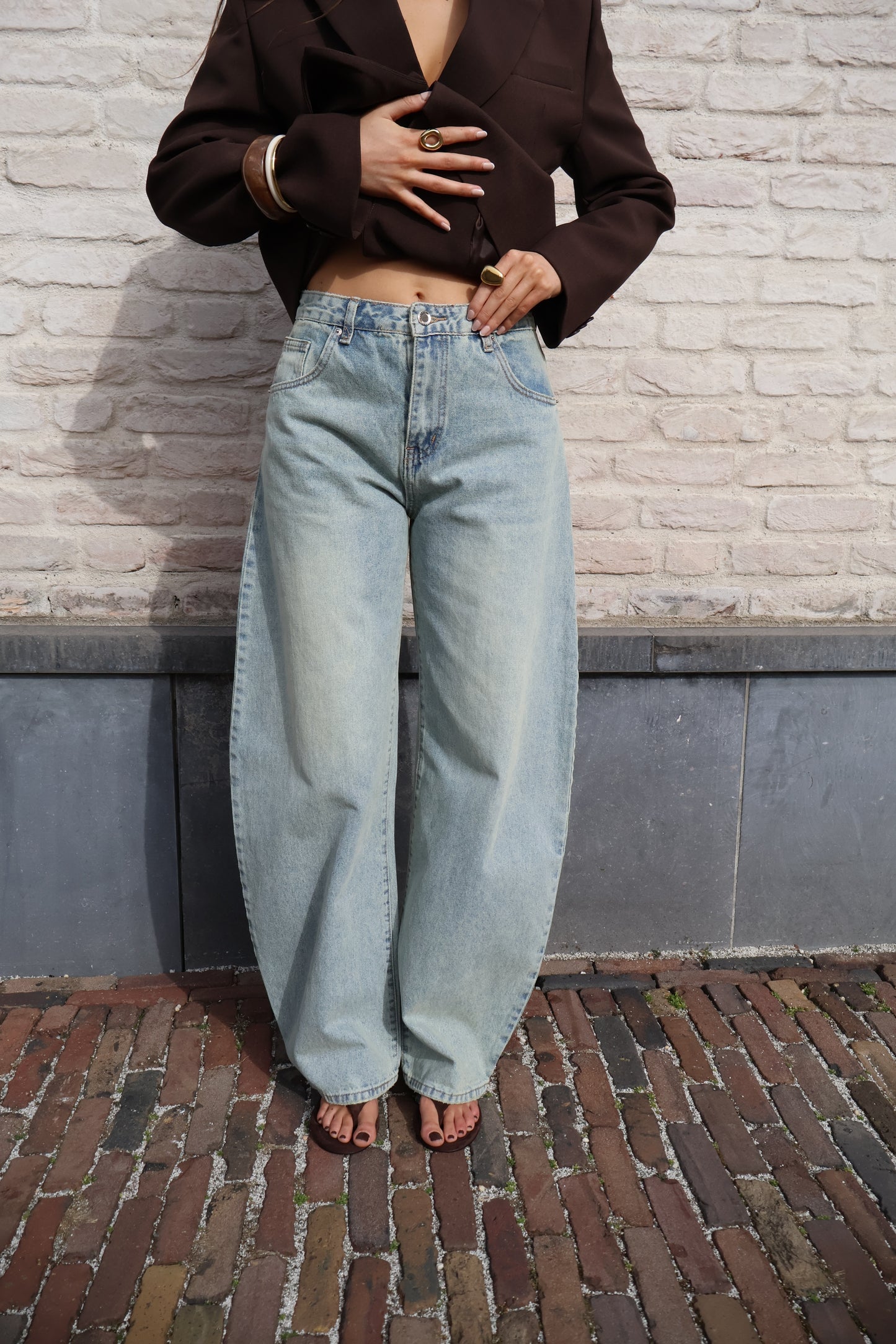Balloon jeans - Licht blauw
