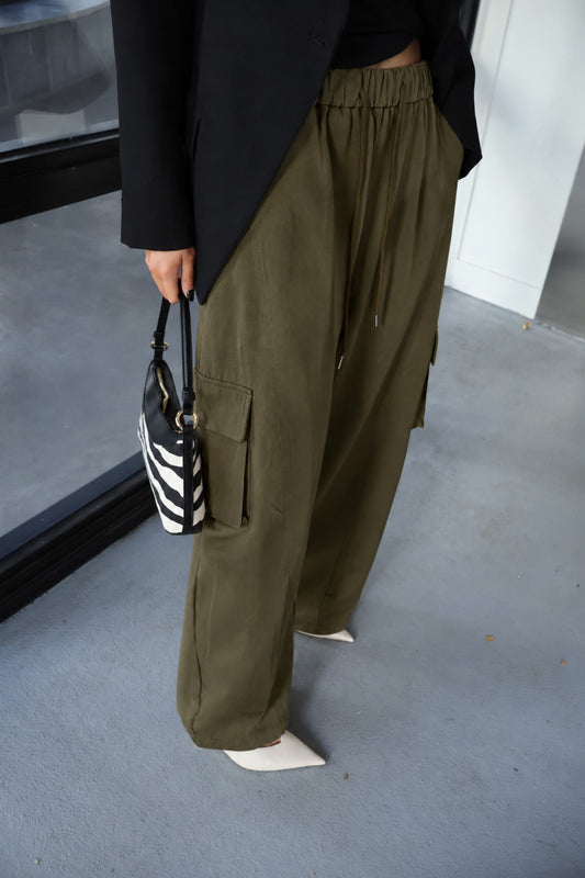 June cargo pantalon  - Khaki