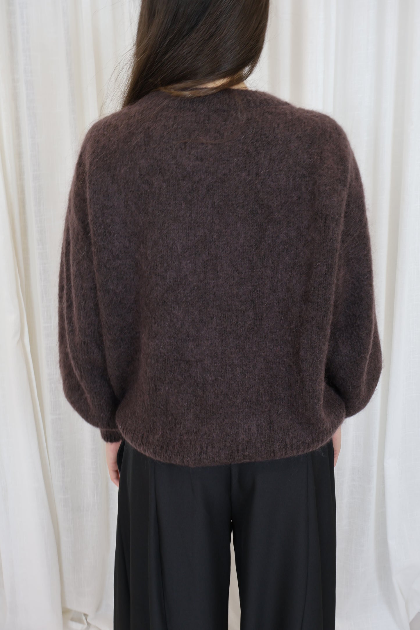 Trui Mohair - Donkerbruin