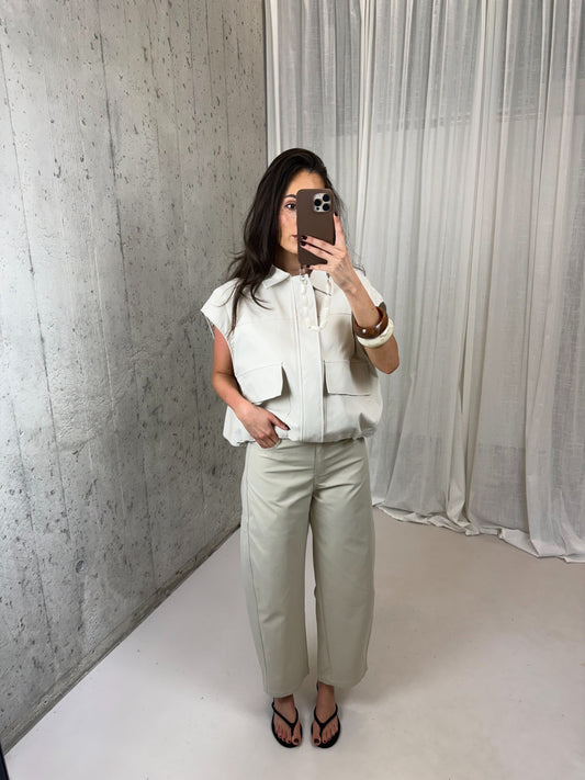 Nova pantalon broek - Licht beige
