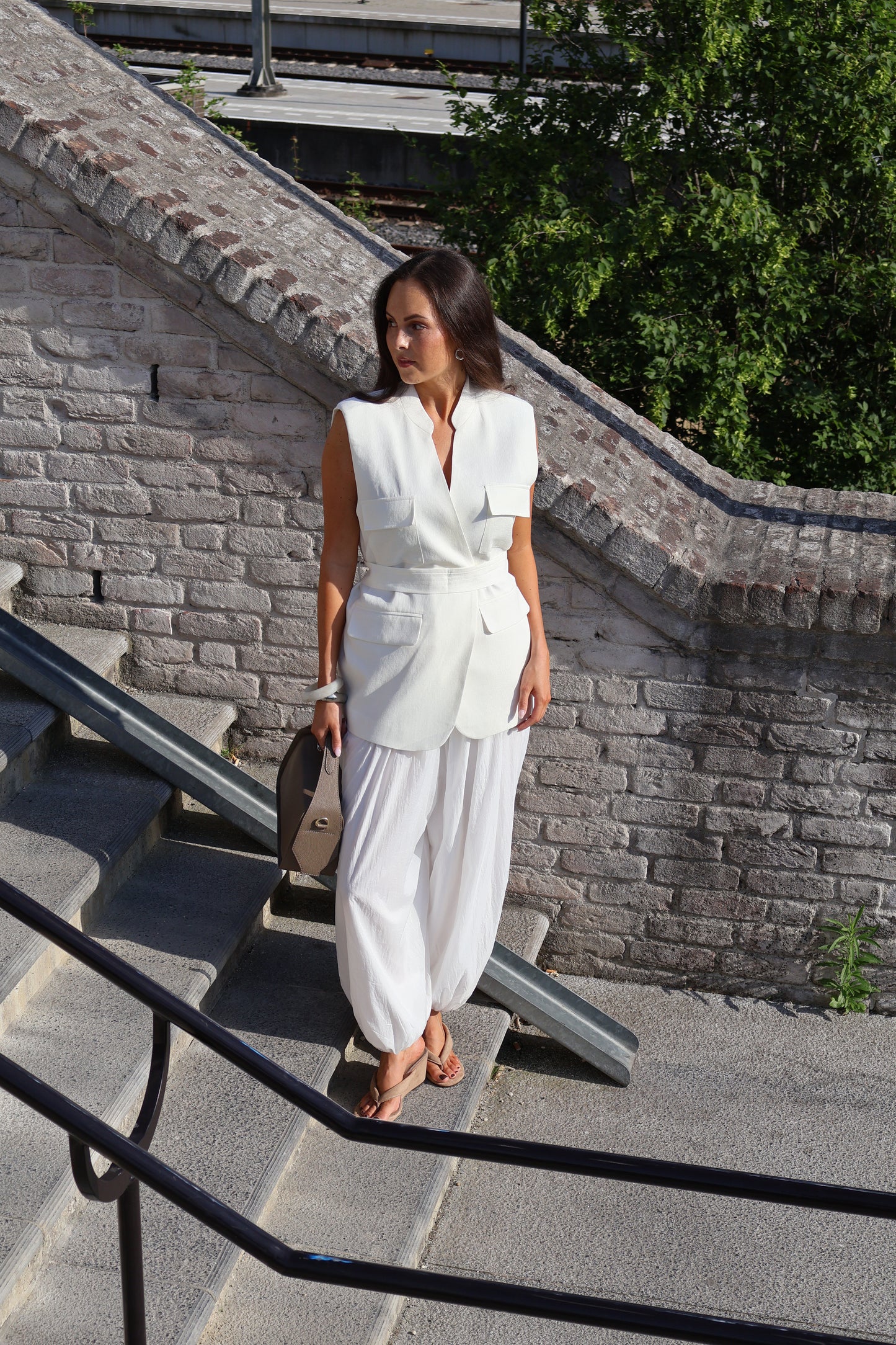 Jade gilet - Off white