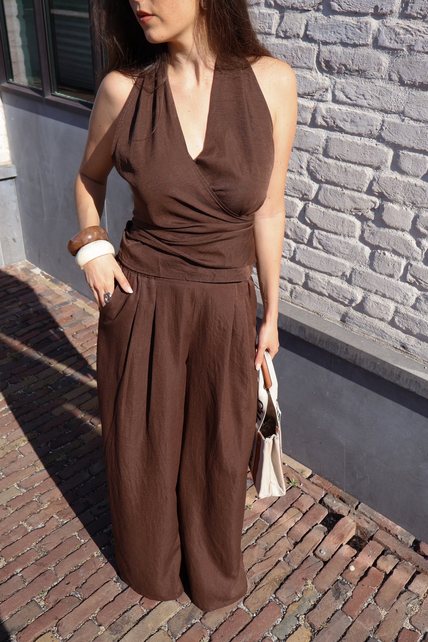 Nola set - Donker bruin