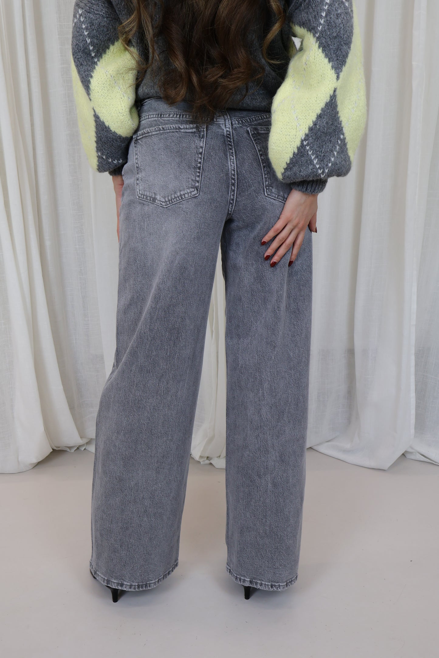 Dad fit jeans - Grijs