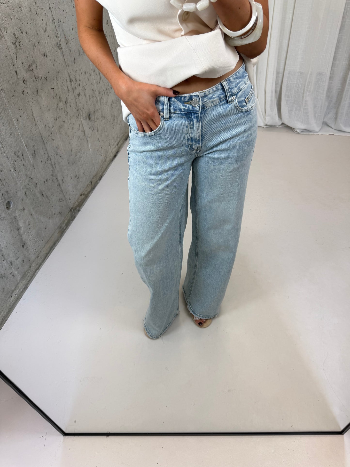 Queen hearts jeans - Licht blauw