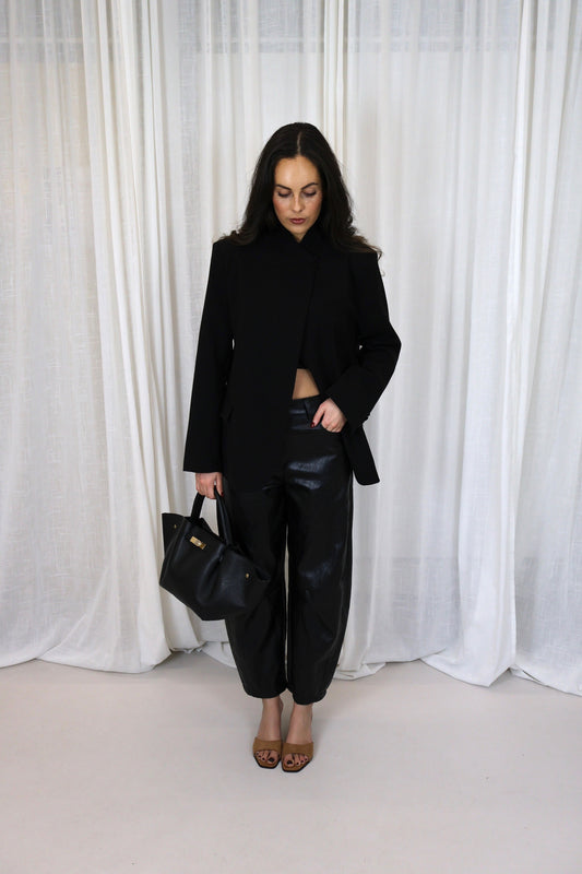 Blazer twee manieren - Zwart