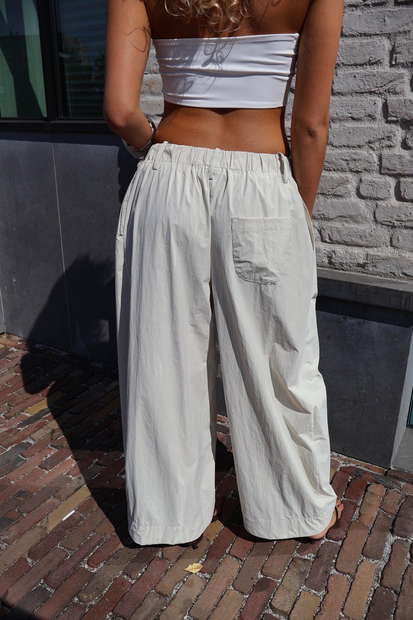 Ballon broek - Licht taupe