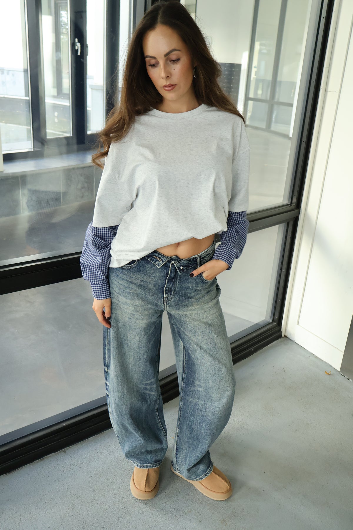 Marly longsleeve - Grijs