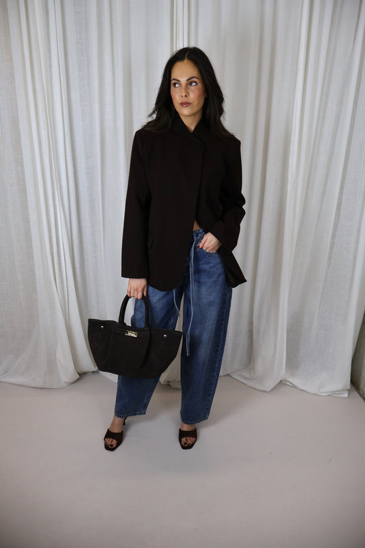 Blazer twee manieren - Bruin