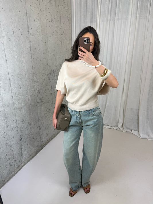 Mila top - Beige