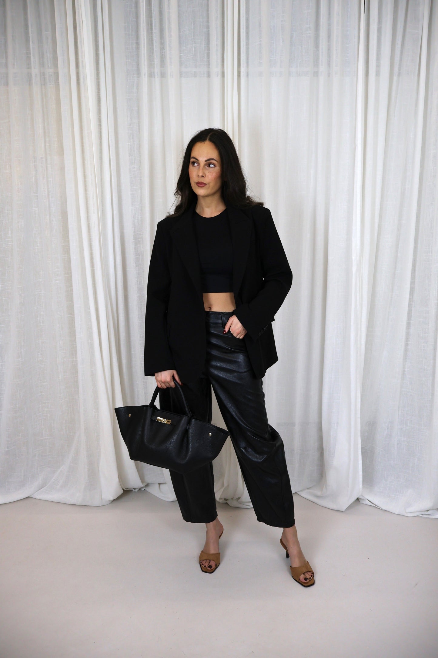 Blazer twee manieren - Zwart