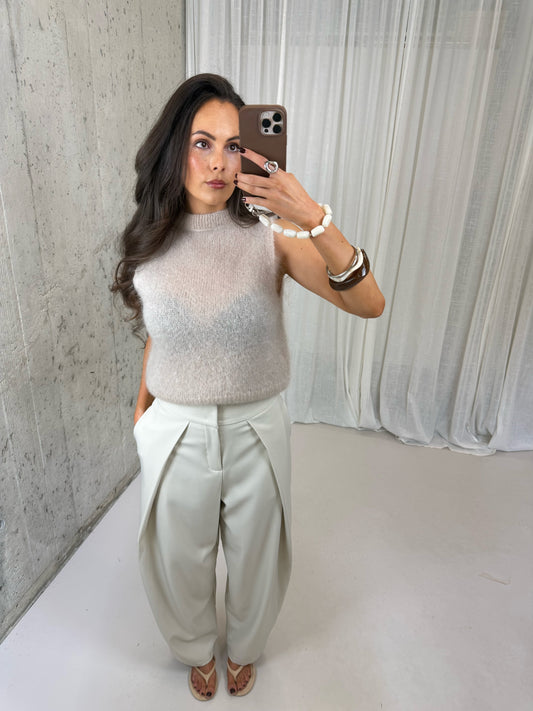 Dolly mohair spencer - Licht beige